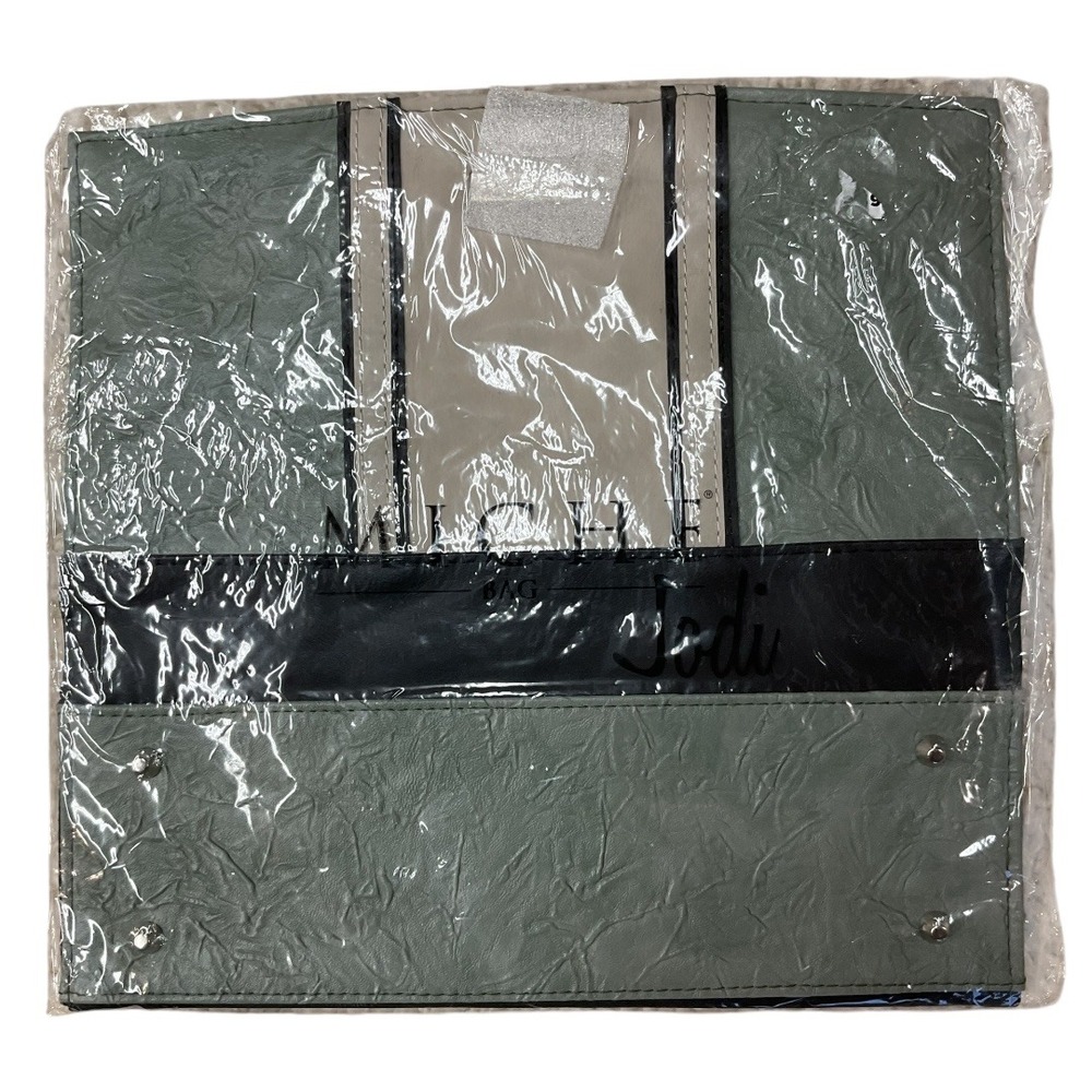 Miche Classic Base Bag Shell Jodi‎ Retired Green Embossed With Ivory Accent NWT